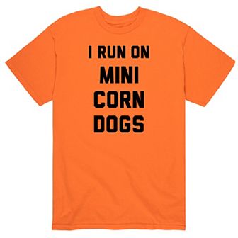 Men's Run On Mini Corn Dogs Tee