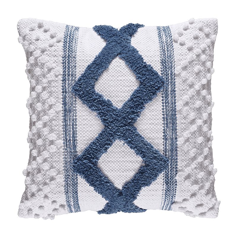 Five Queens Court South Hampton 18 Square Throw Pillow, Blue, Fits All