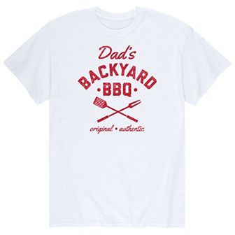Men's Dads Backyard BBQ Tee