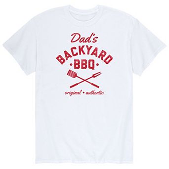 Men's Dads Backyard BBQ Tee