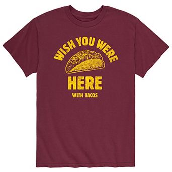 Men's Wish You Were Here Tacos Tee
