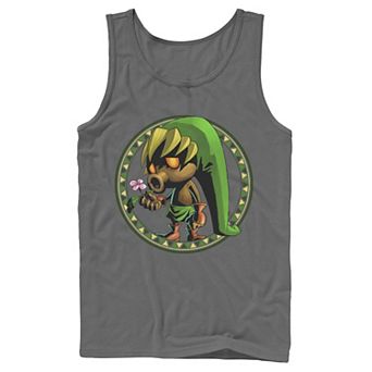 Men's The Legend Of Zelda Deku Mask Link Tank Top