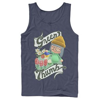 Men's Animal Crossing New Horizons Villager Green Thumb Tank Top