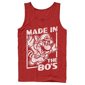 Men's Super Mario Tanooki Mario Made In The 80's Tank Top