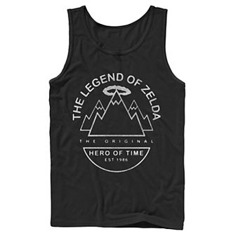 Men's The Legend Of Zelda Simple Line Art Tank Top