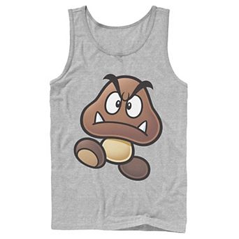 Men's Nintendo Super Mario Goomba Big Face Tank Top