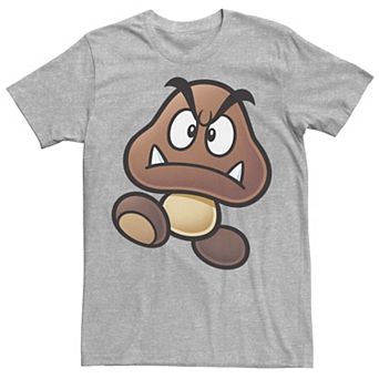 Men's Nintendo Super Mario Goomba Big Face Tee