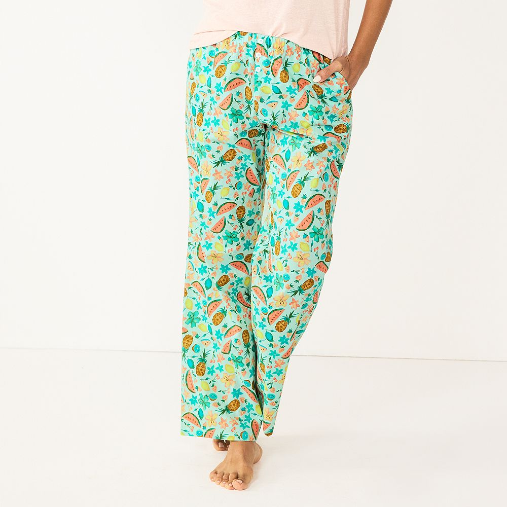 JUNZAN Happy Pandas Cloud Pink Women's Pajama Sets Long