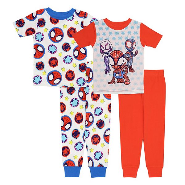 Spider-Man Kids' 4-piece Pajama Set