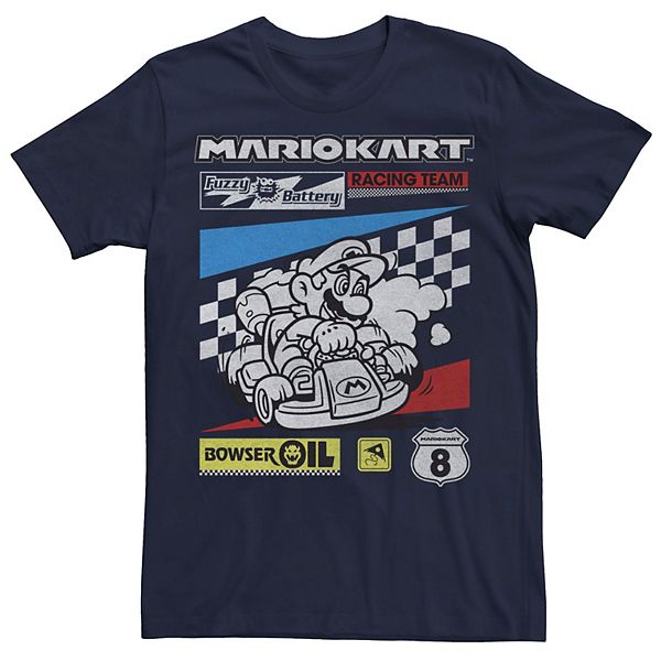 Men's Mario Kart Racing Team Poster Tee