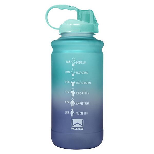 Wellness 101oz. Outdoor Water Bottle with Carry Handle & Pop Up Straw