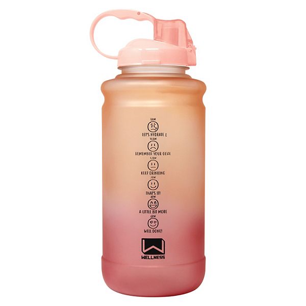 Hallmark Channel Peace & Love Glass Water Bottle With Straw, 22 oz.