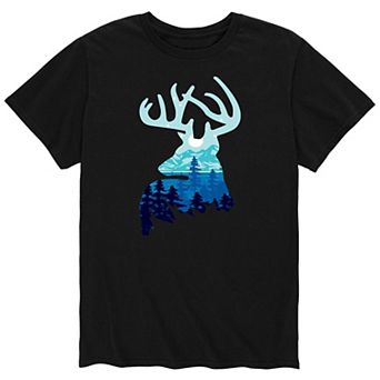 Men's Outdoor Scene Deer Tee