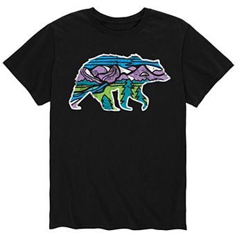 Men's Outdoor Scene Bear Tee