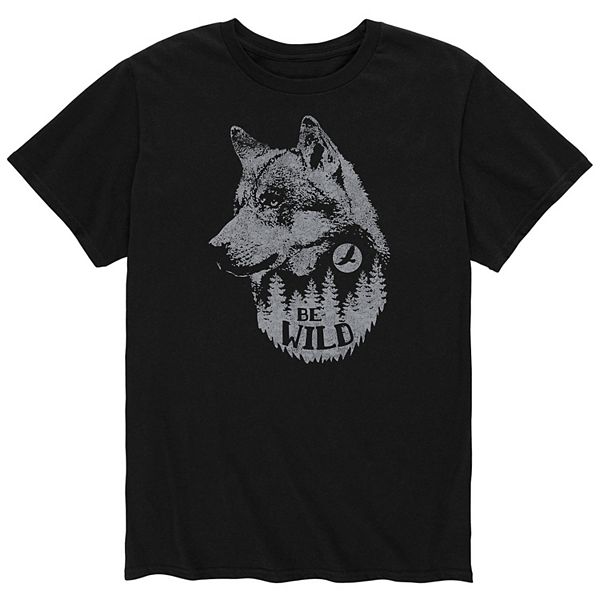 Men's Be Wild Wolf Tee