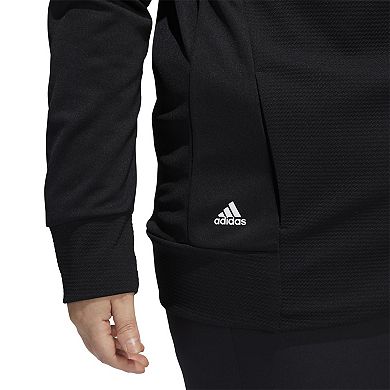 Plus Size adidas Textured Full-Zip Jacket 