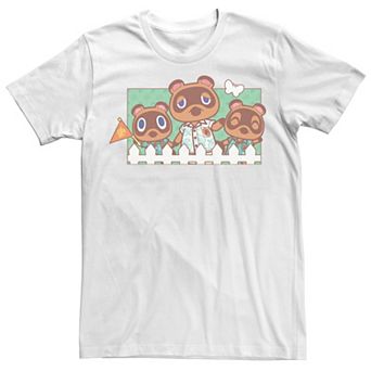 Men's Animal Crossing New Horizons Nook Family Portrait Graphic Tee