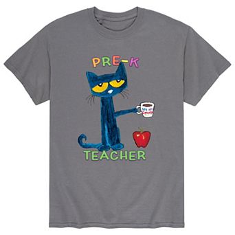 Men's Pete The Cat Pre K Teacher Tee