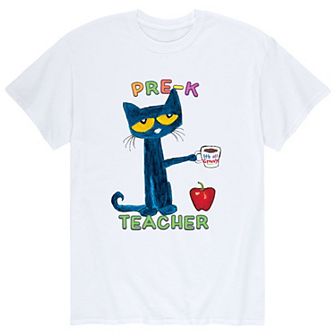 Men's Pete The Cat Pre K Teacher Tee