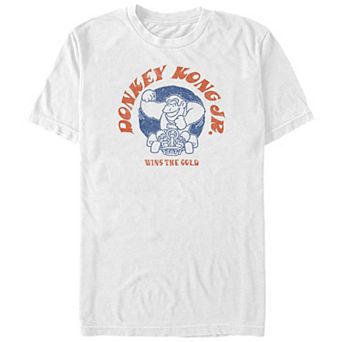 Men's Mario Kart Donkey Kong Jr. Wins The Gold Graphic Tee