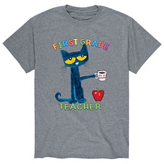 Men's Pete The Cat 1st Grade Teacher Tee