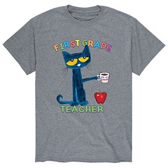 Men's Pete The Cat 1st Grade Teacher Tee