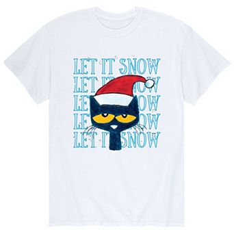 Men's Pete The Cat Let It Snow Tee