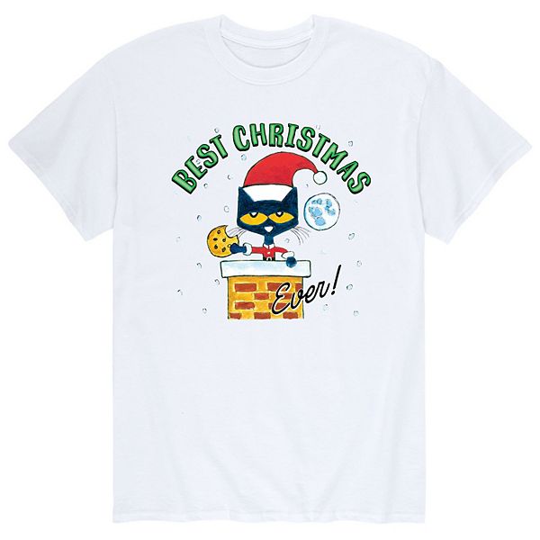 Men's Pete The Cat Best Christmas Tee