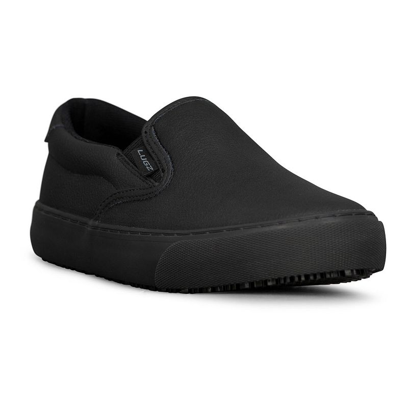 Lugz Clipper Women's Leather Slip Resistant Shoes, Size: 8.5, Black