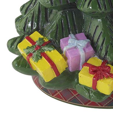 Spode Christmas Tree Tartan Toothbrush Holder