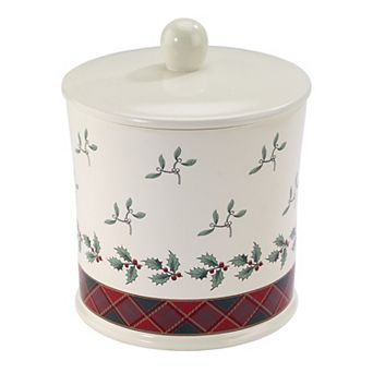 Spode Christmas Tree Tartan Jar