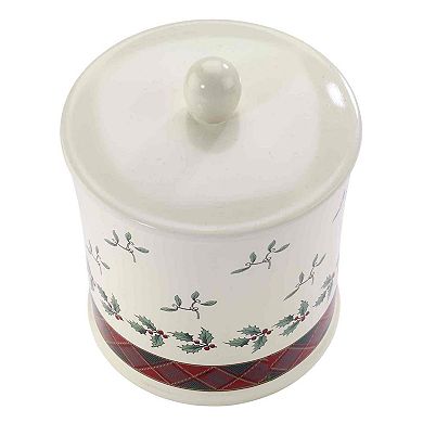 Spode Christmas Tree Tartan Jar