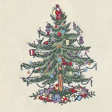 Spode Christmas Tree Tartan Bath Towel