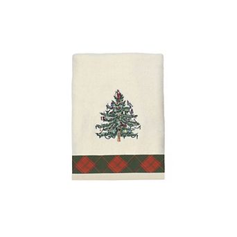 Spode Christmas Tree Tartan Hand Towel