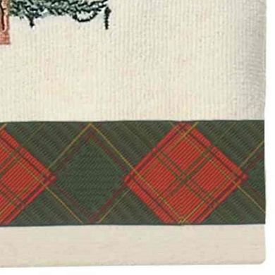 Spode Christmas Tree Tartan Hand Towel