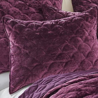 Levtex Home BH Ellora Plum Velvet Quilt or Sham