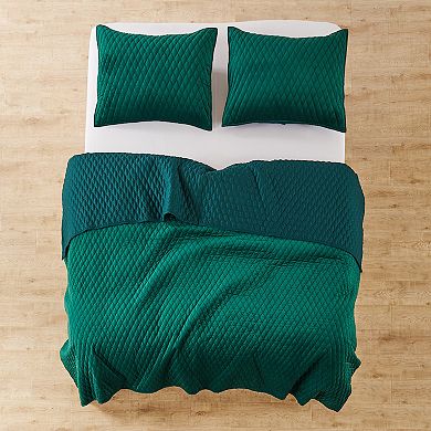 Levtex Home BH Empire Velvet Green Quilt or Sham