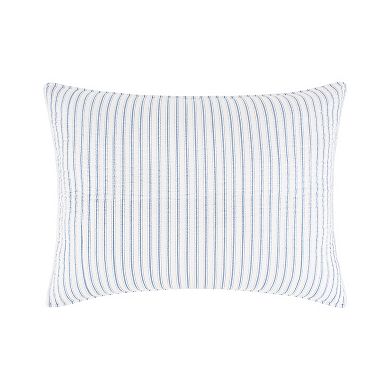 Levtex Home Tobago Stripe Blue Quilt Set with Shams