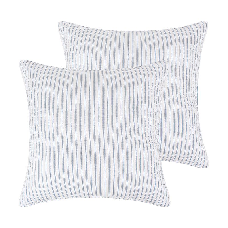 60934277 Levtex Home Tobago Stripe Blue 2-pack Euro Sham Se sku 60934277