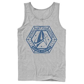 Men's Star Trek Discovery Mission Certified Chest Logo Tank Top