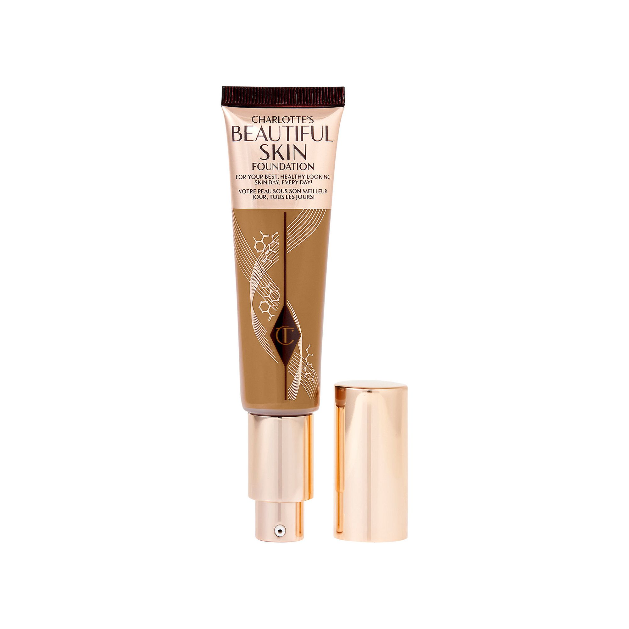 Charlotte Tilbury Beautiful Skin Medium Coverage Liquid Foundation with Hya