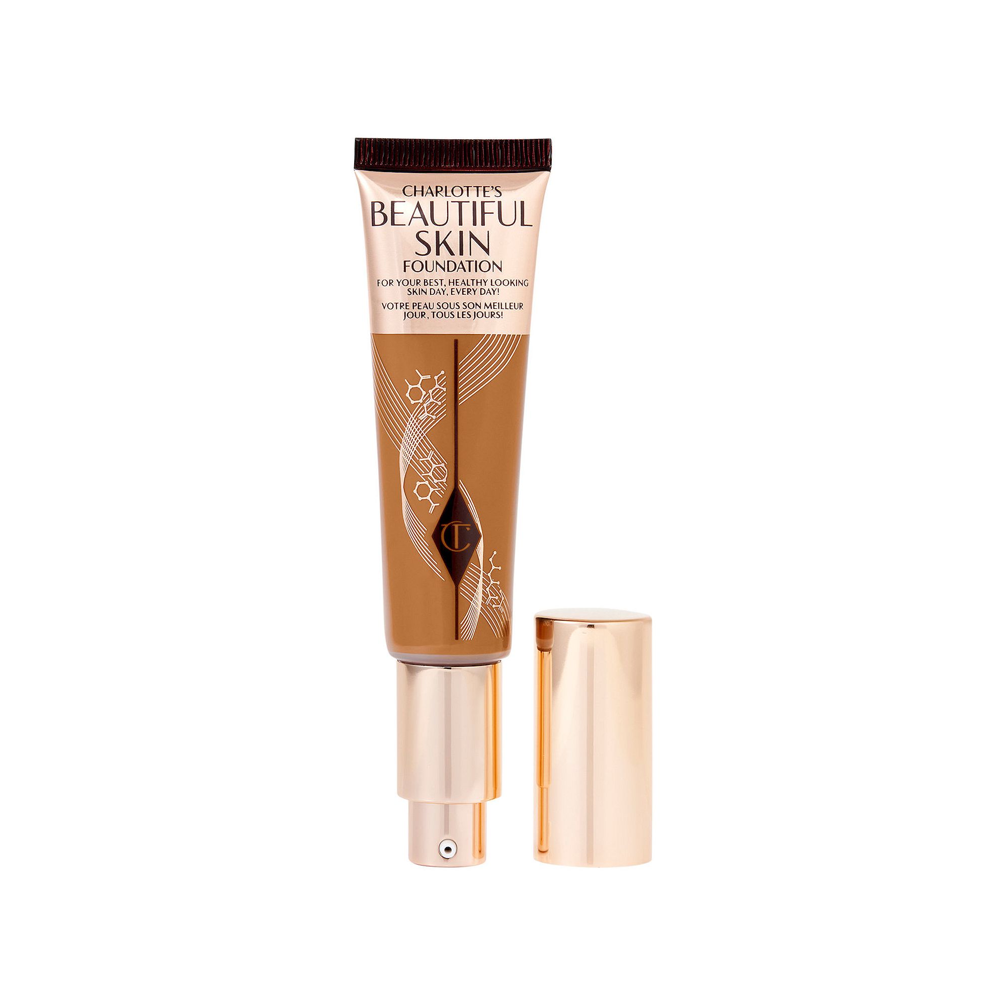 Charlotte Tilbury Beautiful Skin Medium Coverage Liquid Foundation with Hya