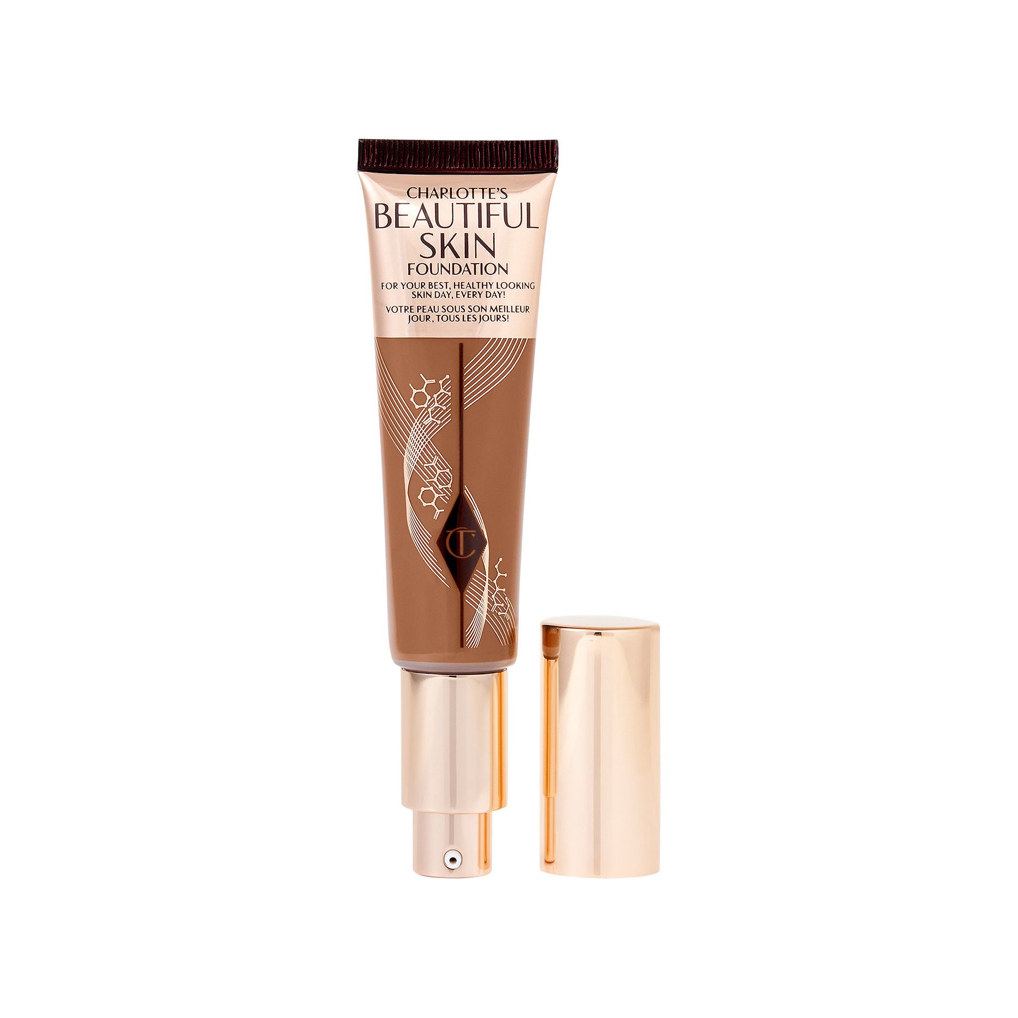 Charlotte Tilbury Beautiful Skin Medium Coverage Liquid Foundation with Hya
