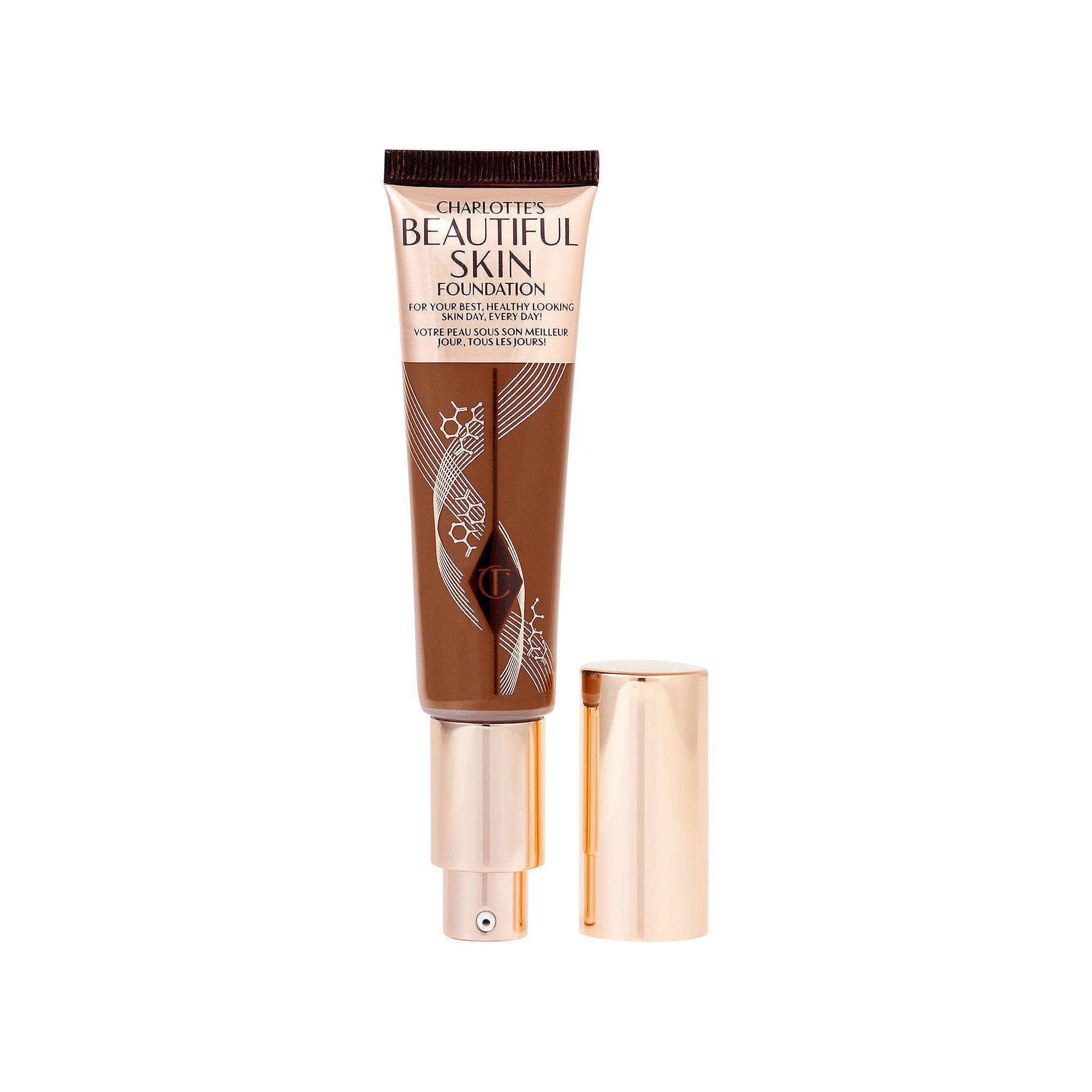 Charlotte Tilbury Beautiful Skin Medium Coverage Liquid Foundation with Hya