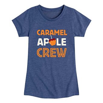 Girls 7-16 Fall Caramel Apple Crew Graphic Tee