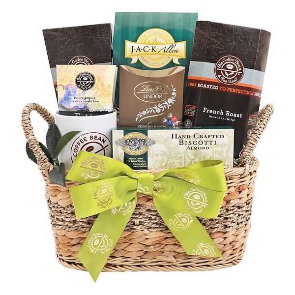 Alder Creek Gift Baskets Coffee Bean & Tea Leaf Gift Basket