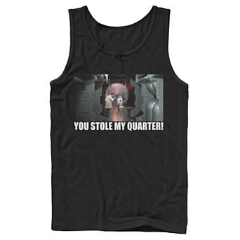 Men's Star Wars Princess Leia & R2-D2 You Stole My Quarter Tank Top