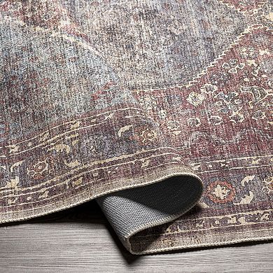 Decor 140 Alvarez Traditional Washable Area Rug