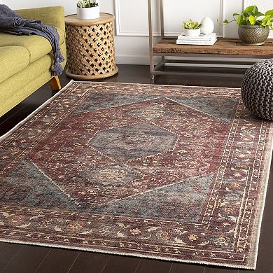 Decor 140 Alvarez Traditional Washable Area Rug
