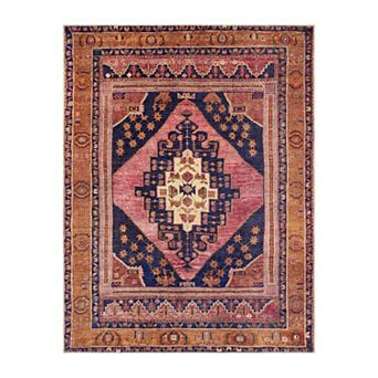 Decor 140 Alamaraz Traditional Washable Area Rug